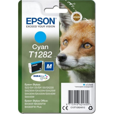Epson T1282 C13T12824012 błękitny (cyan) tusz oryginalna
