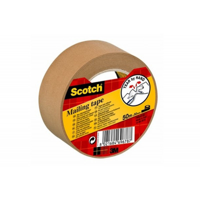 3M Scotch Papierowa taśma pakowa, 50 mm x 50 m (P5050)