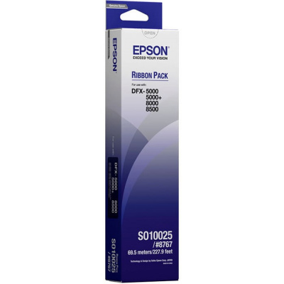 Epson C13S010025, czarny, taśma barwiąca oryginalna
