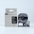 Epson LTS12KW, 12mm x 5m, czarny druk / biały podkład, taśma zamiennik