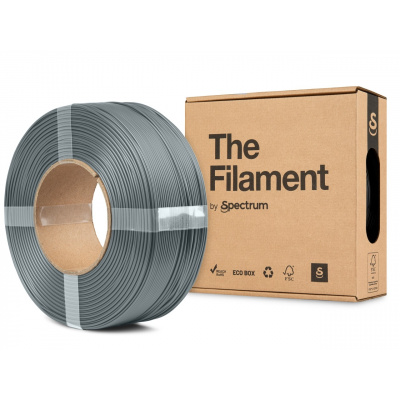 "The Filament" by Spectrum TF-24182, ReFill, HT-PLA, 1,75mm, 1000g, Ciemny szary (Dark grey)