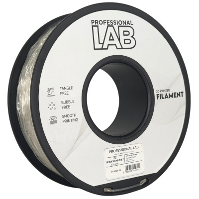 Professional Lab FG-P126-E1, 3D filament, TPU 95A, 1,75mm, 1000g, Przezroczysty (Transparent)
