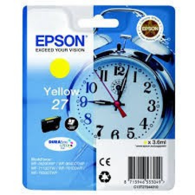 Epson T27044022, 27 żółty (yellow) tusz oryginalna