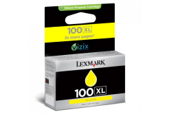 Lexmark tusz oryginalna 14N1071E, #100XL, yellow, return, 600 stron, Lexmark S305, 405, 505, 605, PRO205, 705, 805, 905