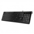 Genius Slimstar 230, klawiatura US, multimedialna, smukły typ przewodowa (USB), czarna