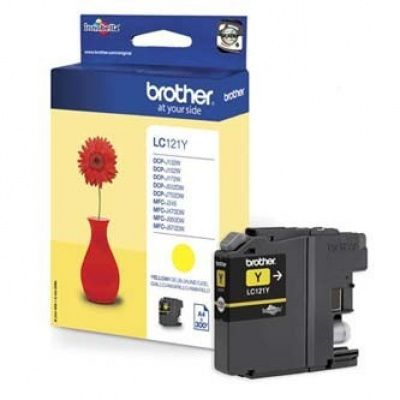 Brother LC-121Y żółty (yellow) tusz oryginalna
