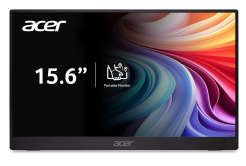 Monitor Acer PM161QB1 UM.ZP1EE.101, 15,6", IPS, FHD, HDMI, USB-C, 250 nitów