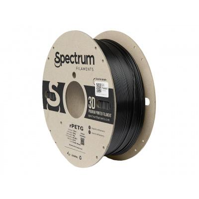 Spectrum 80591 3D filament, r-PETG, 1,75mm, 1000g, Czarny (Traffic black)