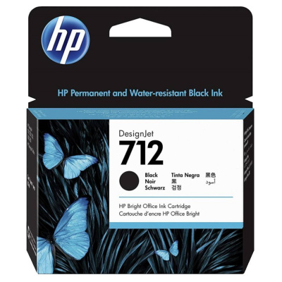 HP 712 3ED70A czarny (black) tusz oryginalna