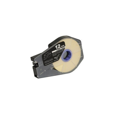 Taśma zamiennik Canon / Partex M-1 Std / M-1 Pro, 12mm x 30m, kartridż, biały