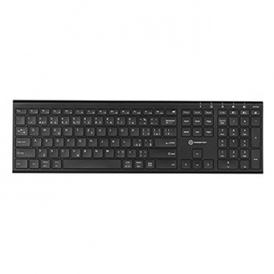 Powerton LIFE ULTRASLIM Klávesnice bezdrátová CZ/SK, černá
