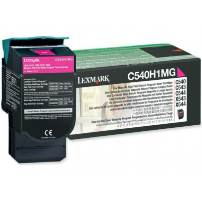 Lexmark C540H1MG purpurowy (magenta) toner oryginalny