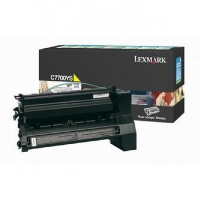 Lexmark C7700YS żółty (yellow) toner oryginalny