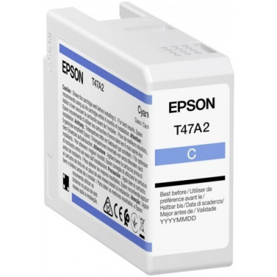 Epson T47A2 C13T47A200 błękitny (cyan) tusz oryginalna