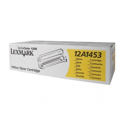 Lexmark 12A1453 żółty (yellow) toner oryginalny