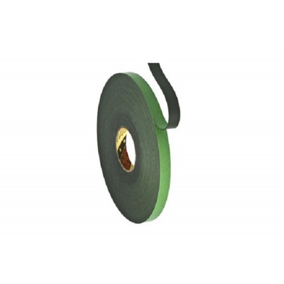 3M 9508B Taśma montażowa dwustronna klejąca, czarny, 19 mm x 66 m
