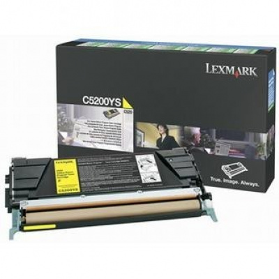 Lexmark C5200YS żółty (yellow) toner oryginalny