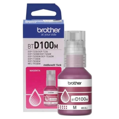 Brother BT-D100 BTD100M purpurowy (magenta) tusz oryginalny