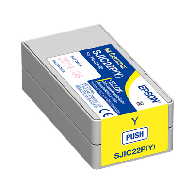 Epson SJIC22P(Y) C33S020604 pro ColorWorszt., żółty (yellow) tusz oryginalna