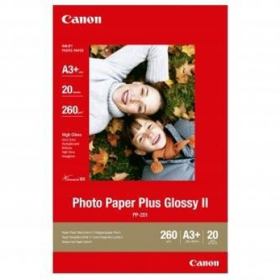 Canon PP-201 Photo Paper Plus Glossy, papier fotograficzny, błyszczący, biały, A3+, 275 g/m2, 20 szt.