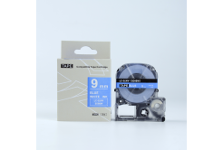 Epson LK-SD9BW, 9mm x 9m, biały druk / niebieski podkład, taśma zamiennik