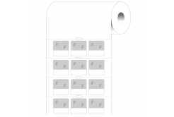 Brady BPT-211-427 / 236989, etykiety papierowe termiczne, 25.40 mm x 25.40 mm