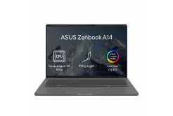ASUS Zenbook A14 OLED/UX3407NA-OLED205W/SD-X2E-88-100/14"/WUXGA/32GB/512GB/Adreno/W11H/Szary/2R