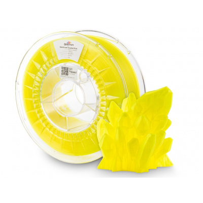 Spectrum 80883 3D filament, PLA Crystal, 1,75mm, 1000g, Żółty (Electric yellow)