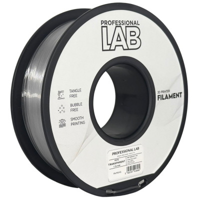 Professional Lab FG-P32-E1, 3D filament, PETG, 1,75mm, 1000g, Przezroczysty (Transparent)