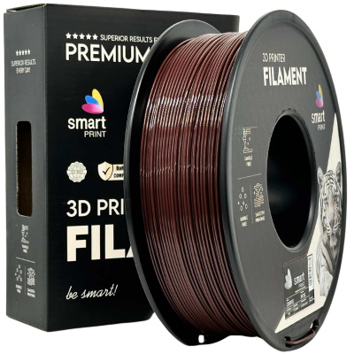 Smart Print FG-S205-E1, 3D filament, PETG, 1,75mm, 1000g, Brązowy (Coffee)