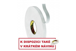 3M 9508W Montážní pěnová oboustranná páska, bílá 12 mm x 3 m