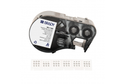 Brady M4-7-498 / 170787, 12.70 mm, Vinyl, czarny druk / biały podkład
