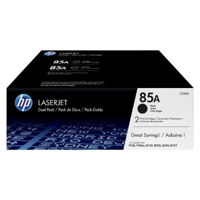 HP 85A CE285AD 2ks czarny (black) toner oryginalny