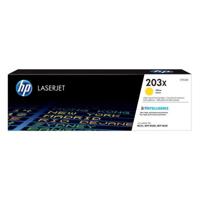 HP 203X CF542X żółty (yellow) toner oryginalny