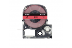 Epson LK-SC9RW, 9mm x 9m, czarny druk / czerwony podkład, taśma zamiennik