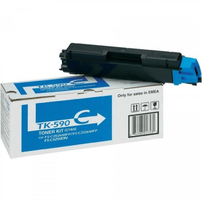 Kyocera Mita TK-590C błękitny (cyan) toner oryginalny