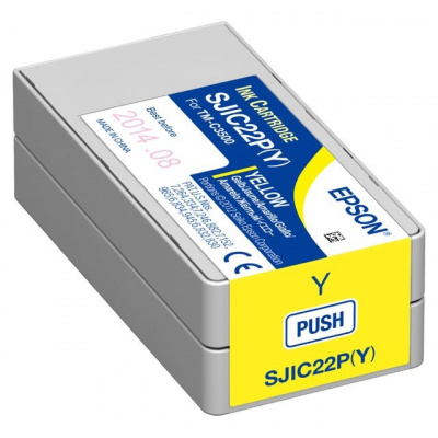 Epson GJIC5(Y) C13S020566 pro ColorWorszt., żółty (yellow) tusz oryginalna