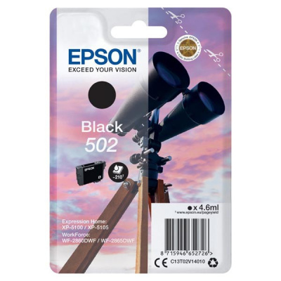 Epson 502 T02V14010 czarny (black) tusz oryginalna