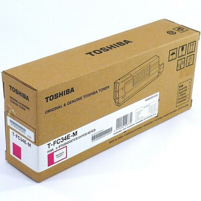 Toshiba T-FC34EM 6A000001533 purpurowy (magenta) toner oryginalny