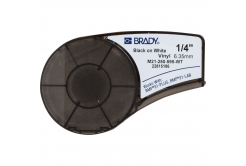 Brady M21-250-595-WT / 139744, vinyl taśma, 6.35 mm x 6.40 m