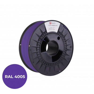 C-Tech 3DF-P-PLA1.75-4005 3D filament, PREMIUM LINE, PLA, RAL4005, 1,75mm, 1000g, Niebieski/Fioletowy (Purple)