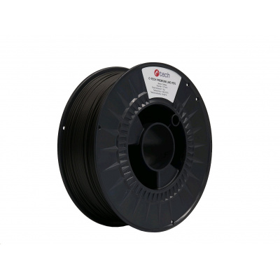 C-Tech 3DF-P-PETG1.75-CRB 3D filament, PREMIUM LINE, PETG, 1,75mm, 1000g, Czarny węglowy (Carbon)
