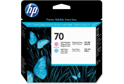 HP 70, C9405A jasno błekitna/jasno purpurowa (light cyan/light magenta) głowica drukująca oryginalna