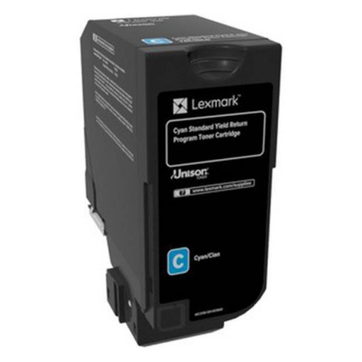 Lexmark 84C2HC0 błękitny (cyan) toner oryginalny