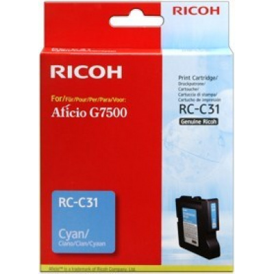Ricoh 405505 błekitny (cyan) oryginalna kartridż żelowy