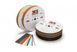 Partex HS-20024BN1 brązowa rurka termokurczliwa, 150 m (2,4 mm)