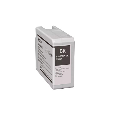 Epson SJIC55-BK C13T58C140 do ColorWorks, czarny (black) oryginalny wkład