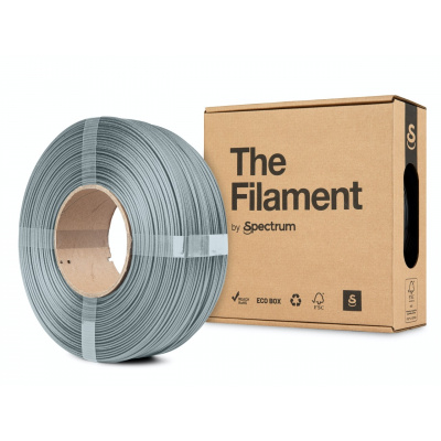 "The Filament" by Spectrum TF-24106, ReFill PLA CF, 1,75mm, 1000g, Szary (Grey)