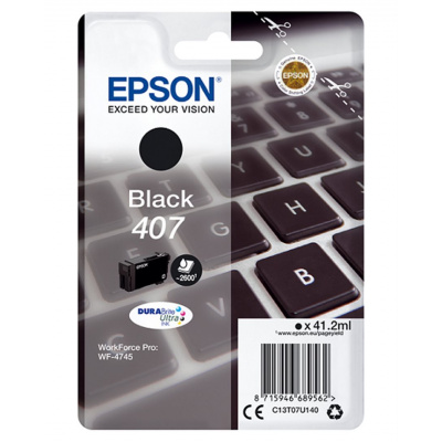 Epson 407 C13T07U140 czarny (black) tusz oryginalna