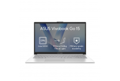 ASUS Vivobook Go 15/E1504TA-BQ163W/N150/15,6"/FHD/8GB/128GB/Intel int/W11H/Srebrny/2R